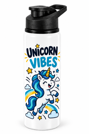 Cadouri Personalizate - Bidon copii Unicorn Vibes