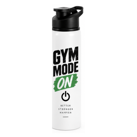 Cadouri Personalizate - Bidon fitness Gym Mode On
