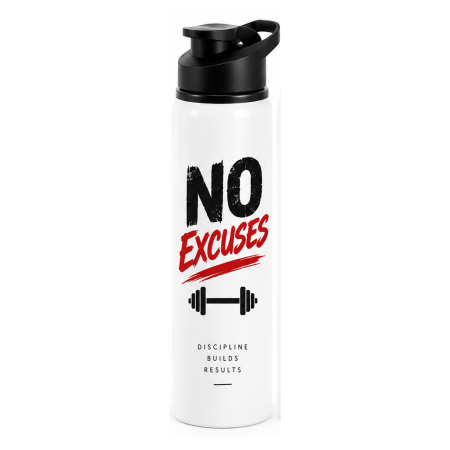 Cadouri Personalizate - Bidon fitness No Excuses