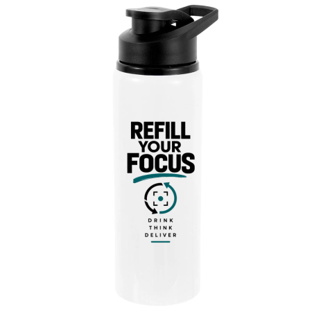 Cadouri Personalizate - Bidon office Refill Your Focus