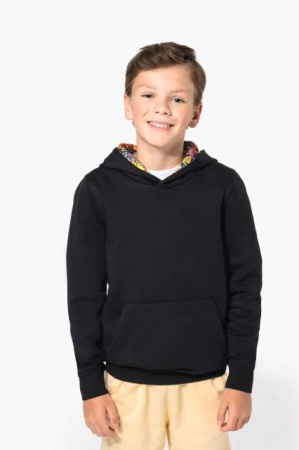 Hanorace & Bluze - Hanorac unisex pentru copii cu model contrastant - Kariban