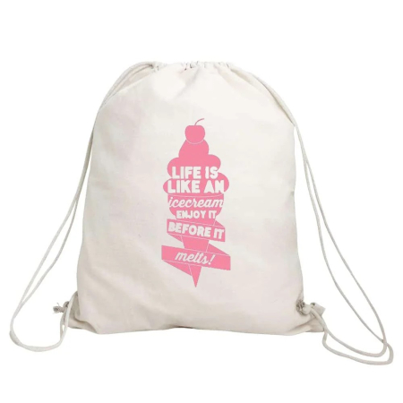 Diverse cadouri personalizate - Rucsac textil canvas personalizat