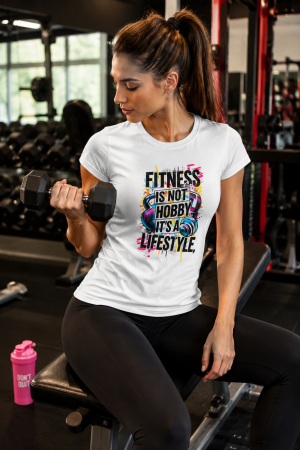 Gym - Tricou Damă Fitness Is Not a Hobby – Gym Lifestyle