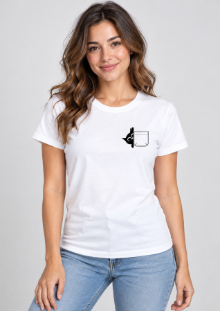 Best Deals - Tricou damă Pisică după Buzunar