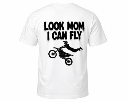 Tricouri - Tricou Enduro Look Mom I Can Fly - Made in PTM