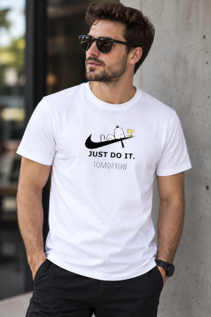 Îmbrăcăminte - Tricou Funny Bărbați - Just Do It Tomorrow