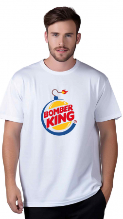 TRICOURI HAIOASE - Tricou funny Bomber King