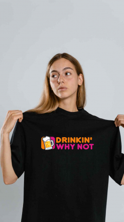 TRICOURI HAIOASE - Tricou funny Drinkin'