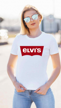 TRICOURI HAIOASE - Tricou funny Elvis
