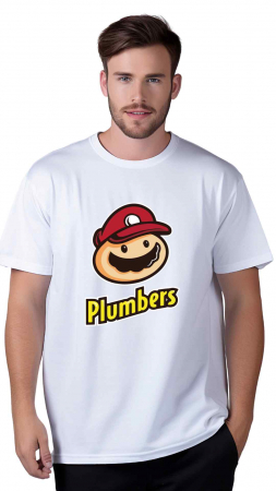 Tricouri Barbati - Tricou funny Plumbers