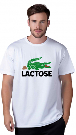 TRICOURI HAIOASE - Tricou funny Lactose
