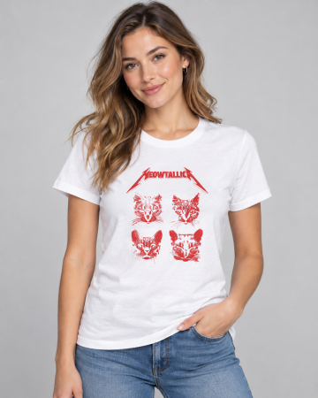 Damă - Tricou Funny Damă - Meowtallica