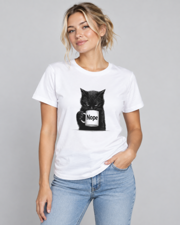 Damă - Tricou Funny Damă - Nope