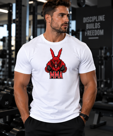 Îmbrăcăminte - Tricou Gym Barbati MMA Rabbit - Made in PTM