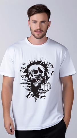 Tricouri Barbati - Tricou Skull