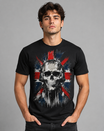 Skull & Bones - Tricou Skull British Rider - Made in PTM