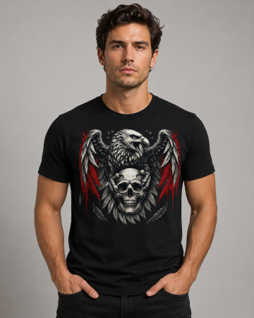 Skull & Bones - Tricou Skull Eagle of Death - Made in PTM