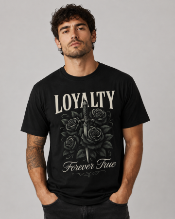 Tricouri - Tricou Skull Loyalty Forever True - Made in PTM