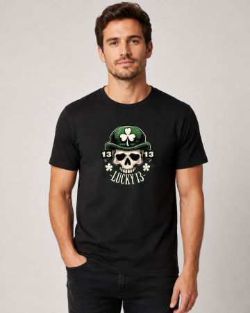 Skull & Bones - Tricou Skull Lucky 13 - Made in PTM