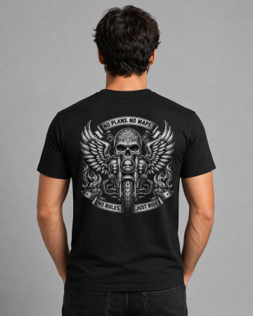 Skull & Bones - Tricou Skull No Plans No Maps - Made in PTM