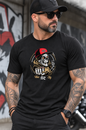 Skull & Bones - Tricou Skull Urban Outlaw - Made in PTM