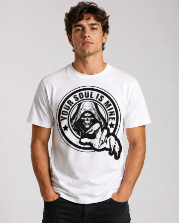 Tricouri - Tricou Skull Your Soul Is Mine - Made in PTM
