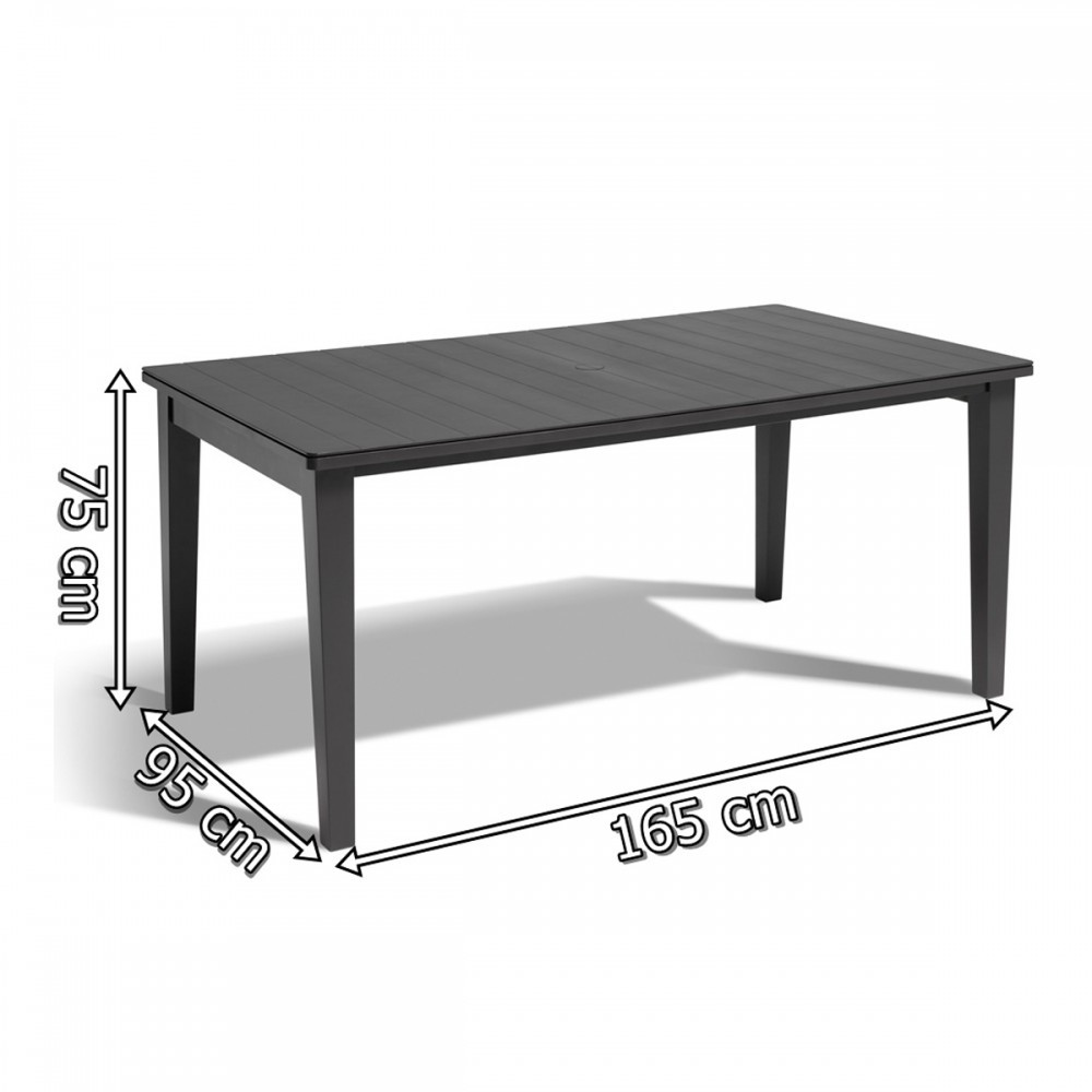 Curver Set mobilier de grădină Futorini 6+1, grafit [1]