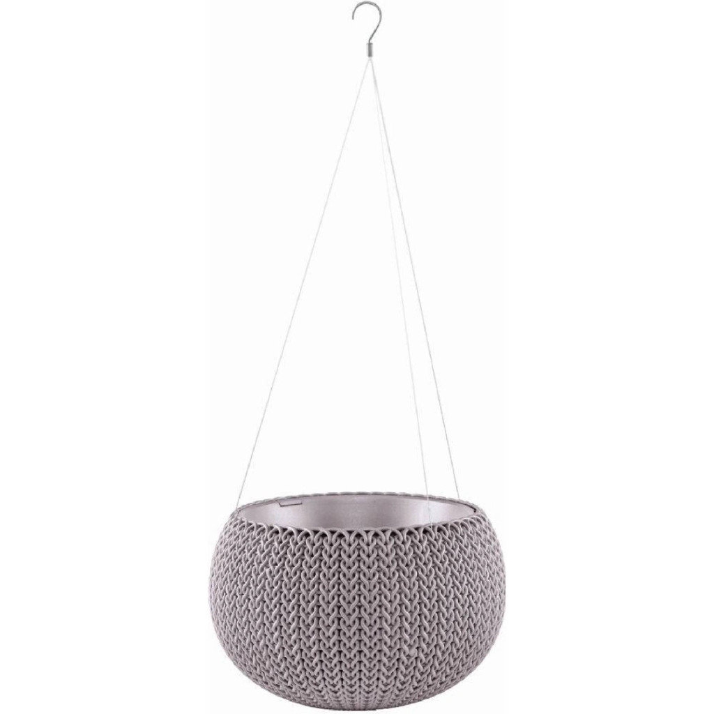 Ghiveci de flori, jardiniere - Curver Cozies S suport de flori cu set de agățat