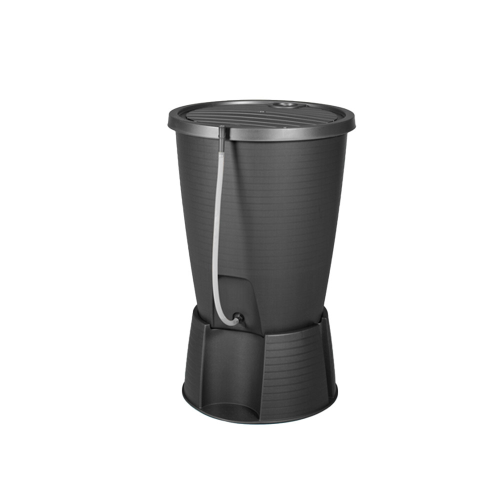 Unelte de grădină - Curver Rezervor de apă de ploaie din plastic Indigo Water Butt 220L cu furtun de grafit