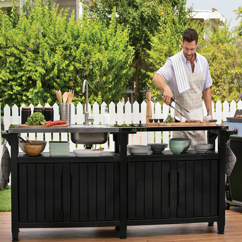 Curver Masă de grătar de grădină Unity Chef din plastic [2]