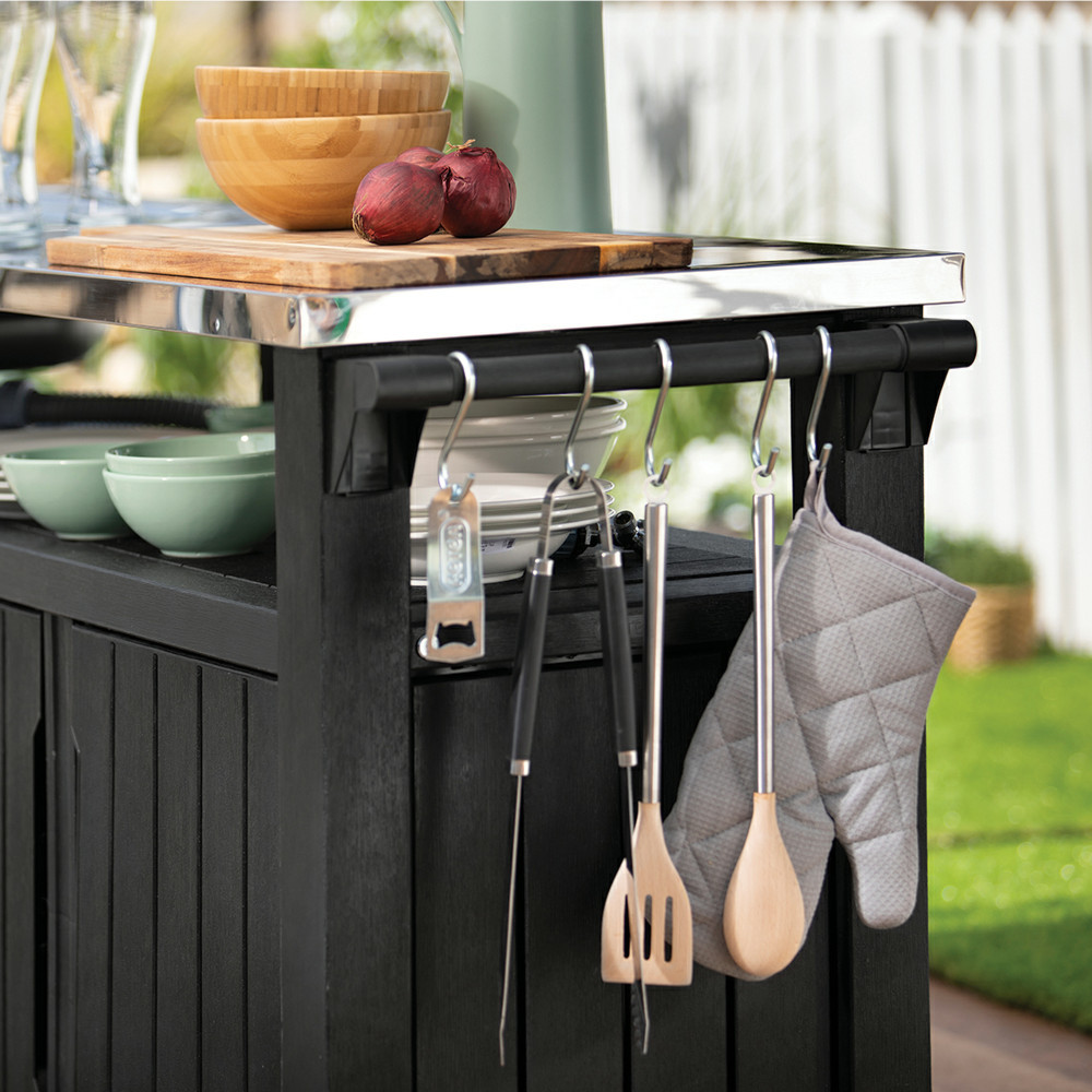 Curver Masă de grătar de grădină Unity Chef din plastic [5]