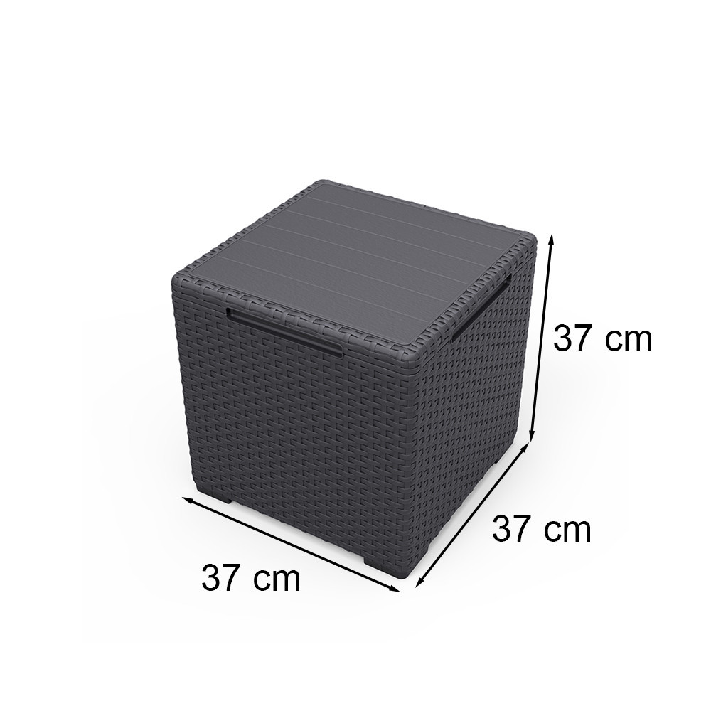 Curver Set de mobilier de grădină Dante Balcony cu spătar jos și masă Vigo [3]