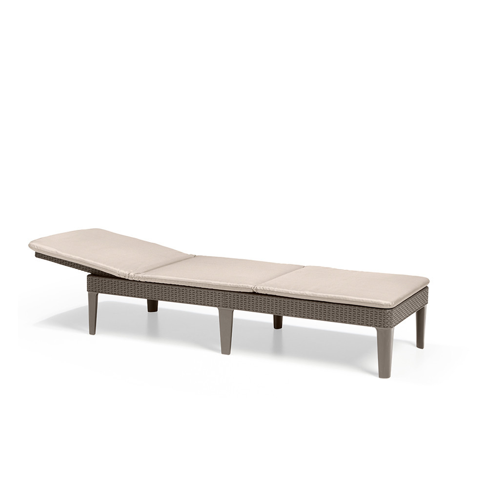 Șezlong - Curver Șezlong de grădină Jaipur cu pernă