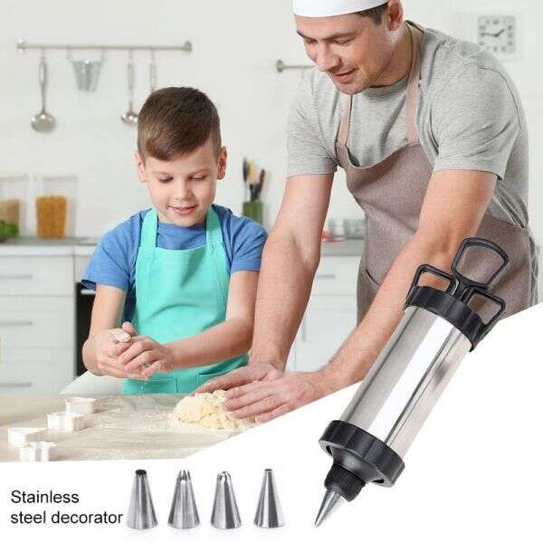 Alte accesorii bucătărie - Leziter Set de decorare a tortului Delic cu cutie de copt