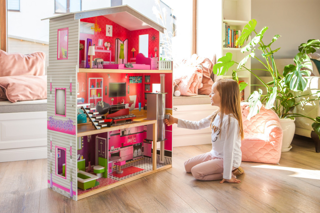 Homelux Casă de păpuși din lemn Malibu Residence cu lift [3]