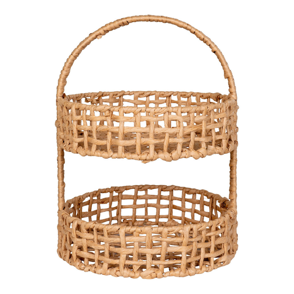 Vaze și boluri - House Nordic Tavă de hârtie împletită Anadia, naturală, 29x39 cm