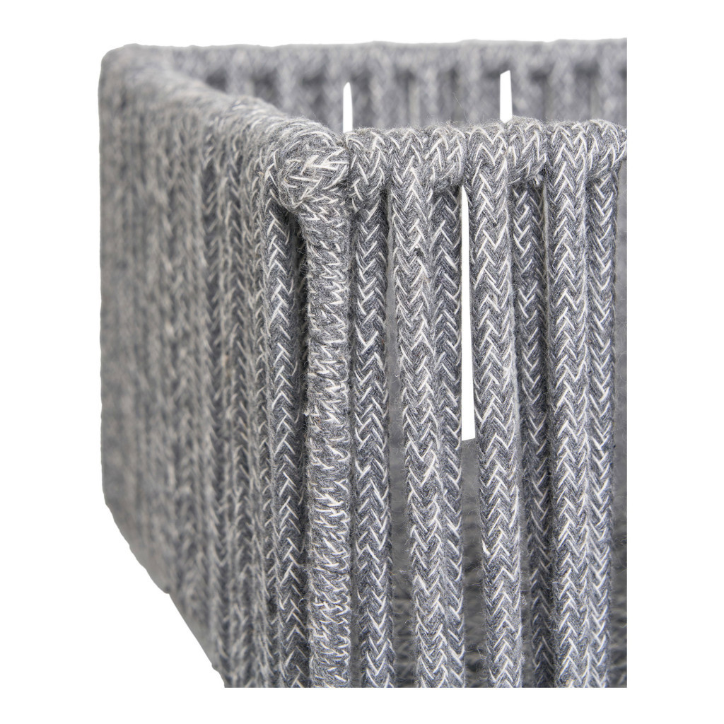 House Nordic Coșuri Arese, bumbac/metal, gri, 3 buc [7]