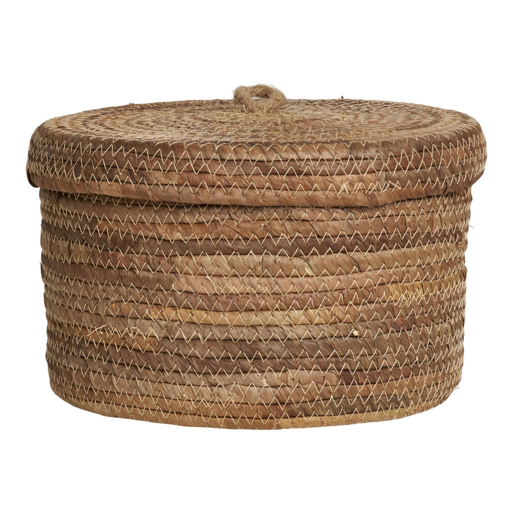 House Nordic Coșuri Desio, frunze de bananier, naturale, 2pcs [7]