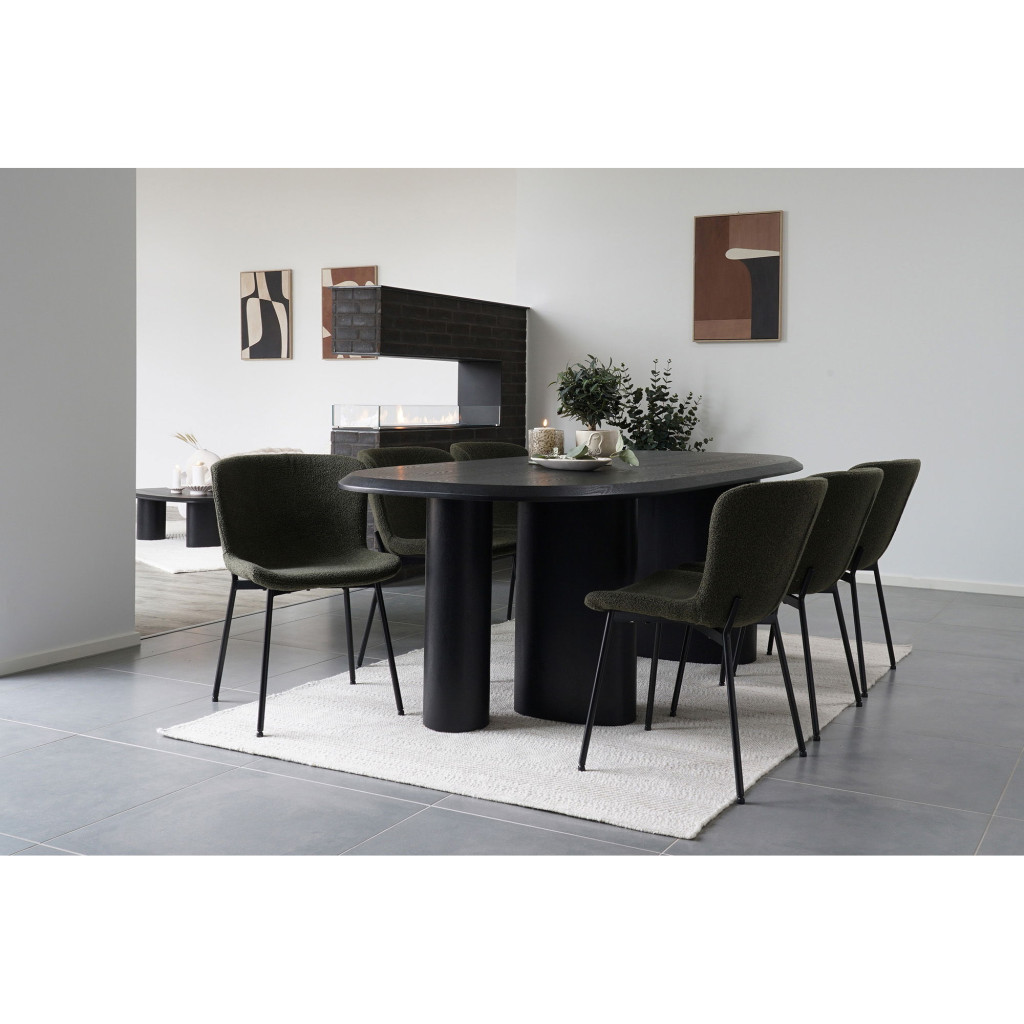 House Nordic Suport lumânare, sticlă, maro ø12x12 cm [4]