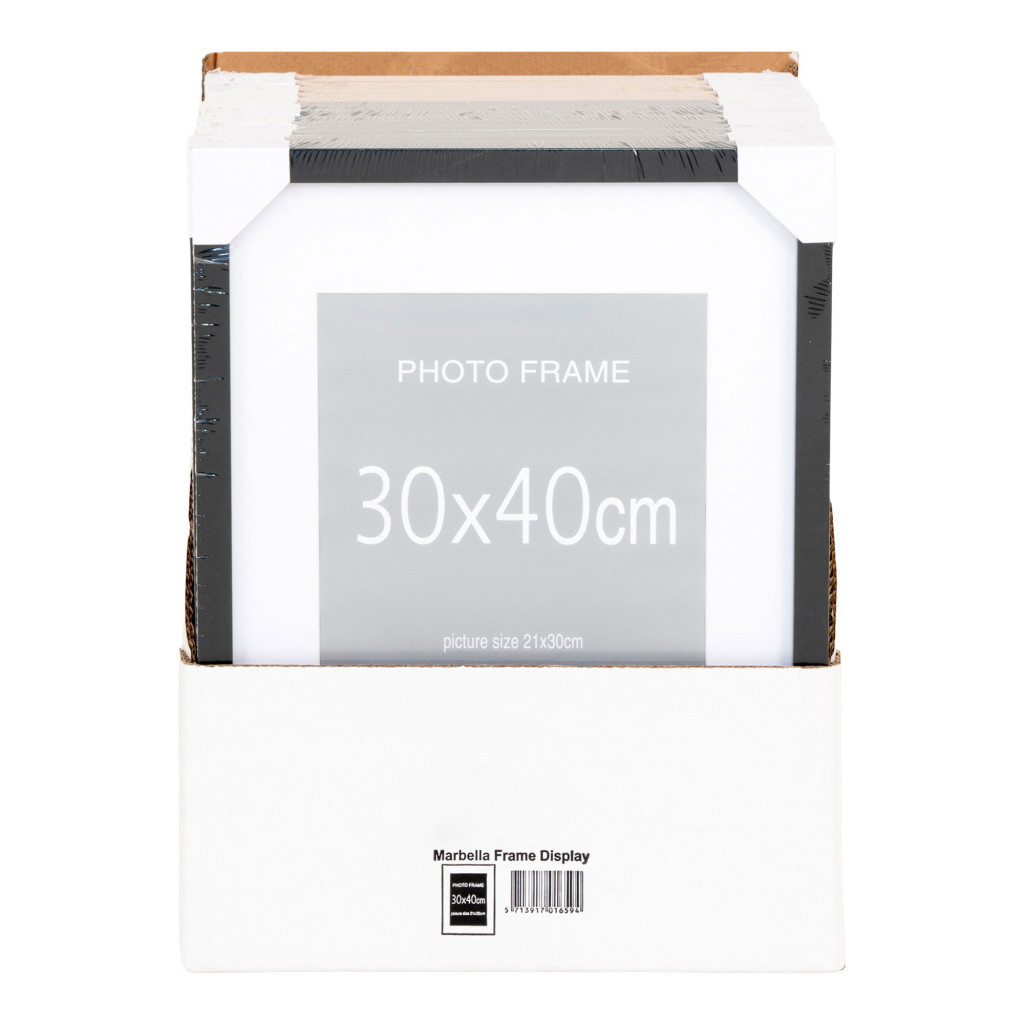 Decorațiuni perete - House Nordic Set rame foto Marbella, 7 negre și 8 naturale 30X40 cm