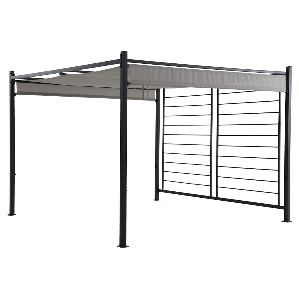 Pavilion grădină - Mirpol Foișor de grădină Elis cu spalier lateral 3x3 m