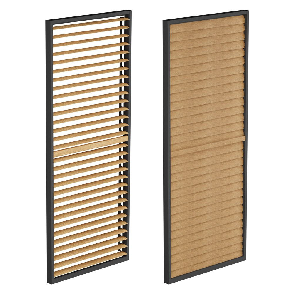 Pergolă - Mirpol Panou lateral laminat LUXE (R) 123x218cm până la 4 m lemn