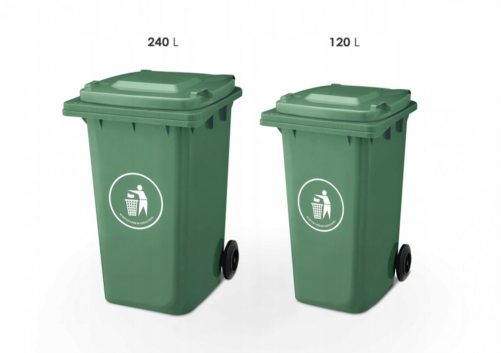 Mirpol Container deșeuri 240L VERDE [1]