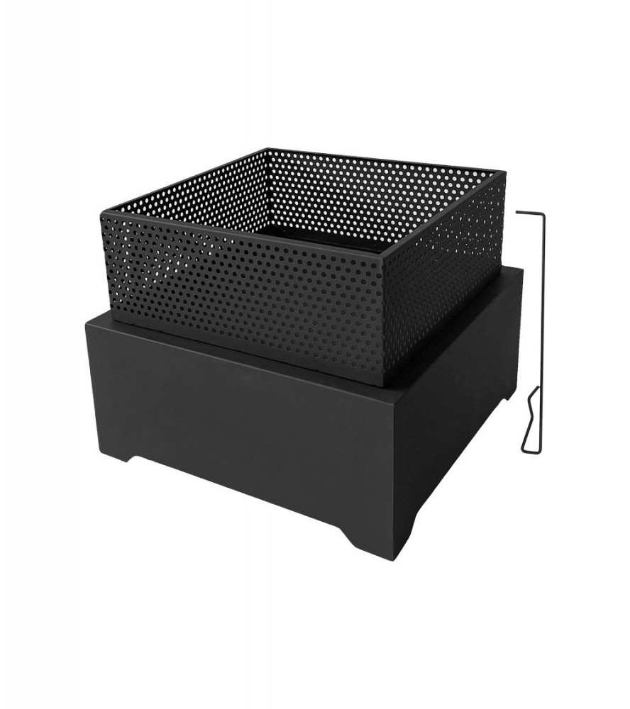 Aprinzător foc - Mirpol Groapă de foc de grădină din oțel Novo