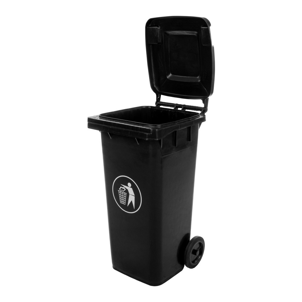 Mirpol Container deșeuri 120L NEGRU [3]