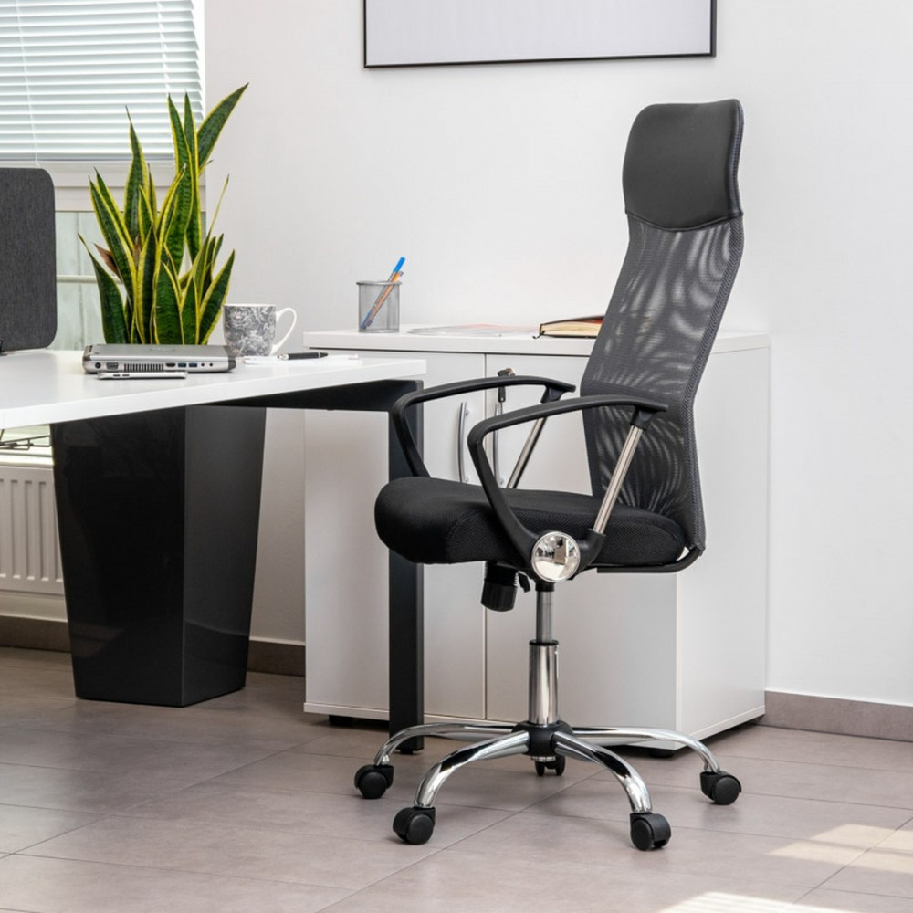 Mirpol Scaun rotativ Lincoln negru-gri [6]