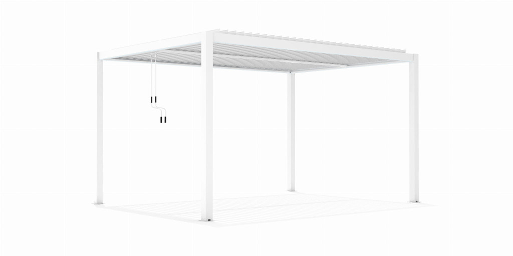 Mirpol Pergola LUXE 3x4m cu iluminare LED albă [3]
