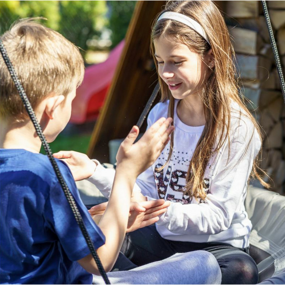 Mirpol Balansoar de grădină cuib antracit [8]