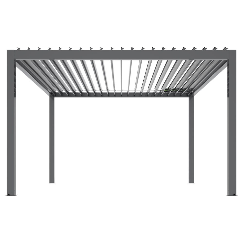 Mirpol Pergolă electrică LUXE 3x4m cu iluminat LED antracit [5]