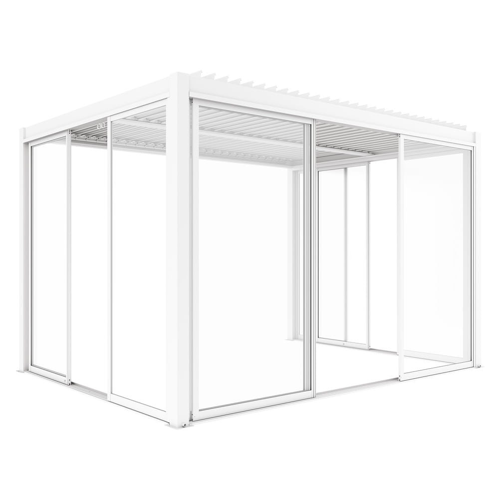 Grădină - Mirpol Uși glisante LUXE S8 370x218cm până la 4 m albe